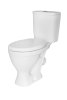 Унитаз-компакт напольный Sanita Формат эконом FRTSACC01090113, белый
