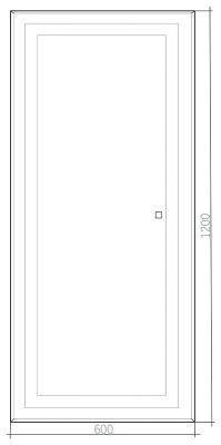 Зеркало Silver Mirrors Лира 600х1200 (сенсорный выключатель) гор/верт ФР-00002160. Акция