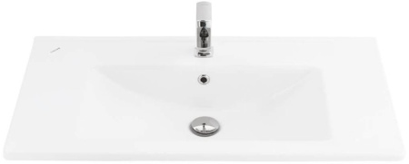 Тумба подвесная Laparet Atlas 80 с умывальником Creavit Su 80 белый матовый (LA-WCAB-80-122+SU080-00CB00E-0000)