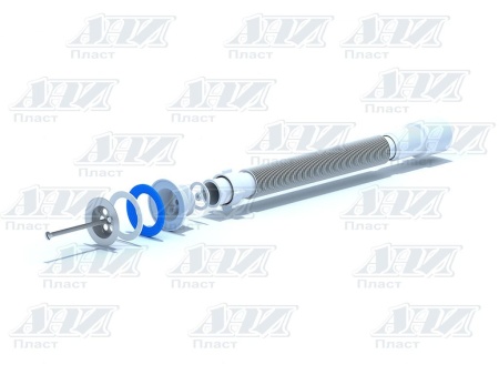 Сифон гофрированный  Ани Пласт удлиненный G216