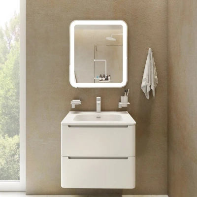 Зеркало 80 см IDDIS Edifice ЗЛП107 с подсветкой и подогревом. Образец. Акция