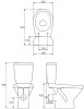 Унитаз-компакт Cersanit TRENTO TR011 KO-TR011-3/6-PL