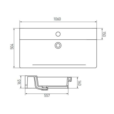 Умывальник Акватон Gural 105
