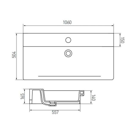 Умывальник Акватон Gural 105