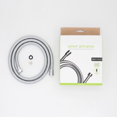 Шланг душевой 150-200см растягивающийся Gross Aqua GA611-1.5-2.0