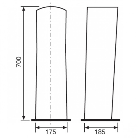 Пьедестал/постамент для умывальника Santek "БИЦ", белый 1WH110595