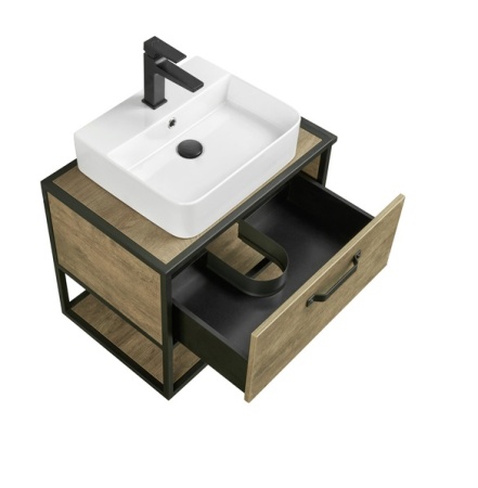 Тумба под умывальник Акватон Лофт Фабрик 65, дуб кантри 1A242301LTDY0