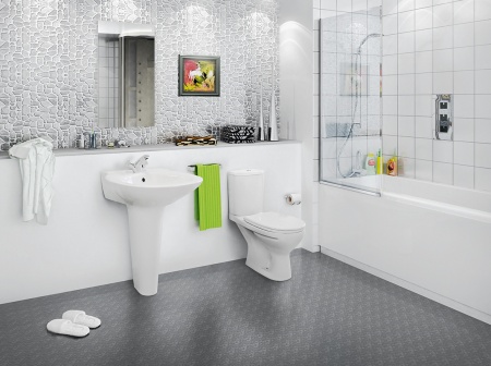 Унитаз-компакт Santeri Ультра, белый 1P4013S0100BF