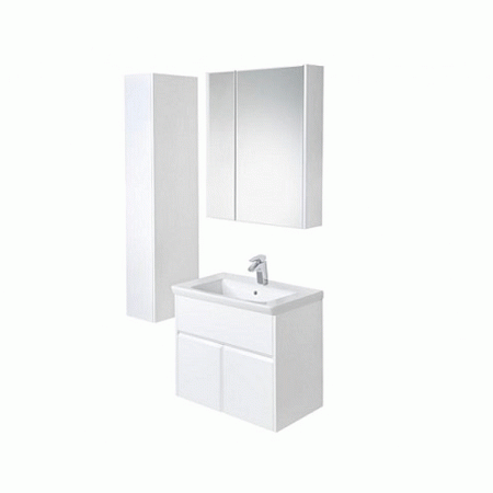 Шкаф-пенал левый Roca UP 1 400 мм ZRU9303013, белый глянец