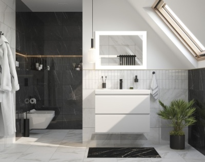 Зеркало для ванной прямоугольное Cersanit LED 030 design 80*60, с подсветкой, антизапотевание.Распродажа