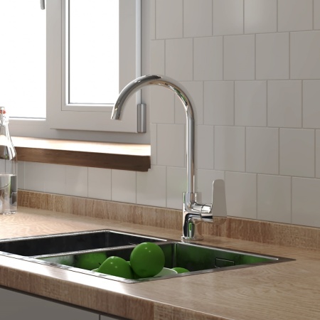 Смеситель для кухни высокий Gross Aqua Evo 3243297С-В02