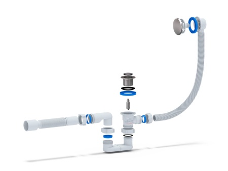 Сифон для ванны Ани Пласт клик-клак EC055