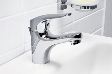 Смеситель для умывальника AM.PM Joy 96 F8582100 хром