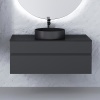 Тумба подвесная Raval Decent 100 антрацит Dec.01.100/A/RL. Образец. Распродажа