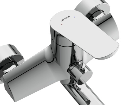 Смеситель для ванны с длинным изливом однорычажный Cersanit Flavis 64093