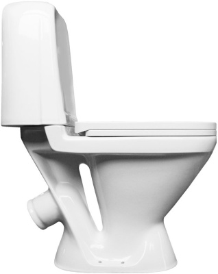 Унитаз-компакт напольный Sanita Самарский эконом SMRSACC01090111, белый