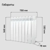 Радиатор BIMETAL STI 500/80 10 сек