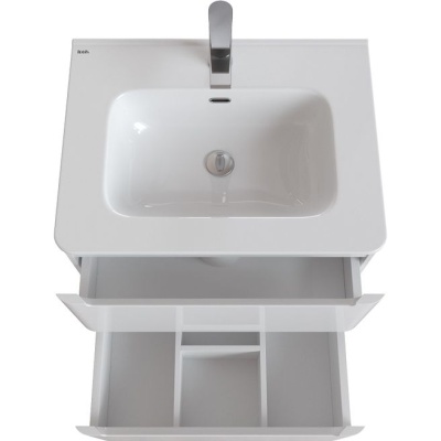 Тумба с умывальником Iddis Edifice 60 см напольная, белая EDI60WFi95K. Образец. Акция