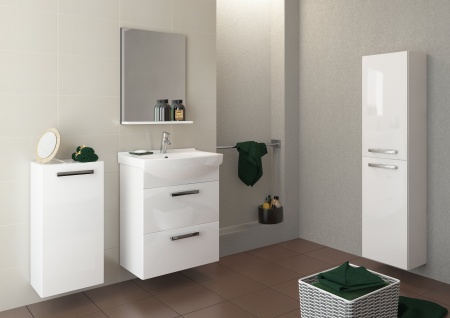 Пенал напольный Cersanit MELAR 35 универсальный, белый SL-MEL