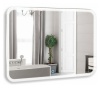 Зеркало Silver Mirrors Стив 800х680 - 4 (часы сенсорный выключатель) ФР-00001394. Распродажа