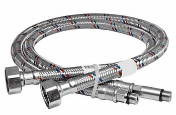 Гибкая подводка для смесителя IDEA Г1/2"-1,5С-ШЕ 150см пара