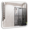 Зеркало Silver Mirror Stiv-Lite 700х685 (открытая подсветка, сенсорный выкл.)
