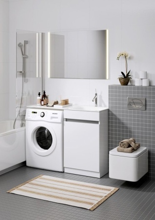 Тумба напольная правая Aqwella Forma 115 с умывальником Forma 115 FOR0105KR