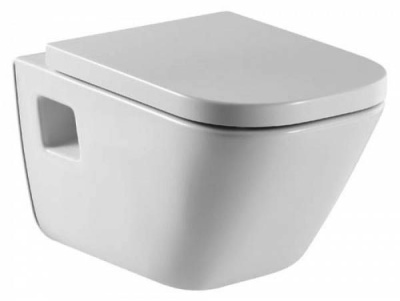 Унитаз подвесной Roca The Gap с сиденьем микролифт
