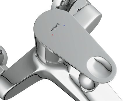 Комплект 2 в 1 смеситель для ванны CARI душевой гарнитур CARI Cersanit Cari 64512