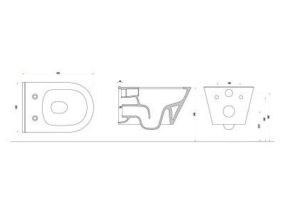 Унитаз подвесной Lucco Avva 53 с крышкой