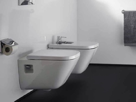 Унитаз подвесной Roca The Gap с сиденьем микролифт