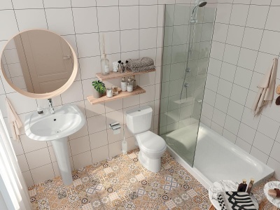 Унитаз напольный Santek "БРИЗ", белый 1WH302138