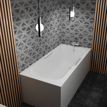 Ванна акриловая с ножками, без панели Centrum Bonito Home LEON 1700X700