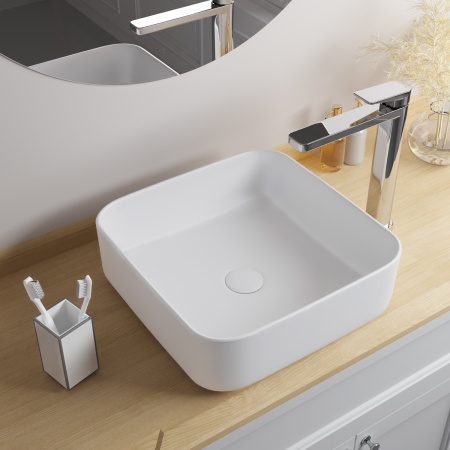 Умывальник накладной матовый IDDIS Bridge BRIWM04i27