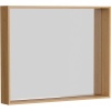 Зеркало в раме Aqwella Basic, дуб золотой BAS0210DZ