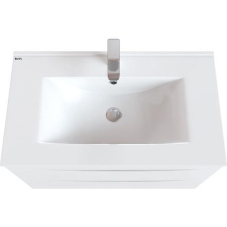 Тумба с умывальником напольная Iddis Cloud 80, белая CLO80WFi95K