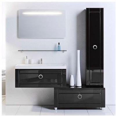 Панель с зеркалом с подсветкой AQWELLA Инфинити Л10 Inf.02.10 100см