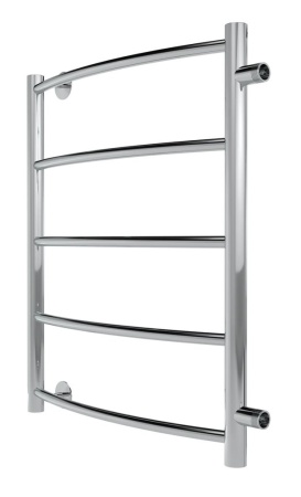 Полотенцесушитель Indigo Arc б/п (н.р.1") 60/50 м/о 50 бок.подкл. (к-2, Полиров.) LASW60-50-б/п-50. Акция