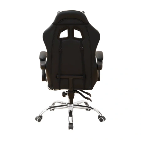 Кресло Presto Геймер черно-белый BMG-01