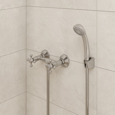 Смеситель для душа с лейкой и шлангом Milardo Duplex DUPSB00M03