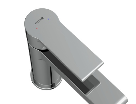 Смеситель для раковины однорычажный клик клак Cersanit Brasko 63020