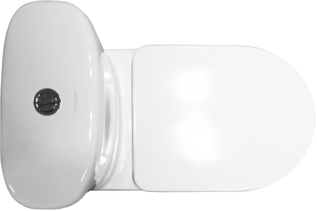 Унитаз-компакт напольный Sanita Luxe Art ARTSLCC01040622, белый