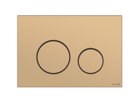 Кнопка Cersanit TWINS для LINK PRO/VECTOR/LINK/HI-TEC, золотой A63524