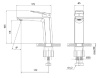 Смеситель для умывальника IDDIS Esper ESPSB00i01. Распродажа Образец