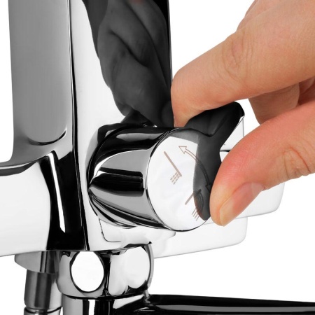 Смеситель для ванны с длинным изливом Milardo Atlantic ATLSBLCM10