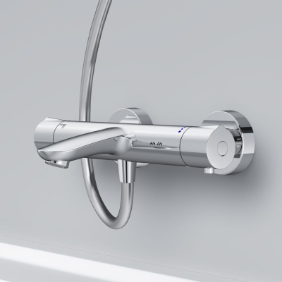 Смеситель для ванны и душа с термостатом AM.PM Like F8050000