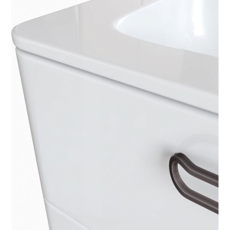 Тумба с умывальником напольная IDDIS Brick 60 см, белая BRI60WFi95K. Акция