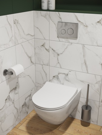 Унитаз подвесной Cersanit BRASKO SMART Clean On DPL EO slim LP. Акция