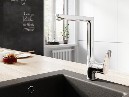Смеситель для кухни Ferro Espacio, хром BES4. Распродажа