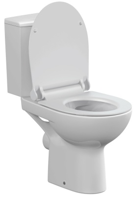 Унитаз напольный Cersanit Nature Clean On 011 3/5 DPL EO Slim